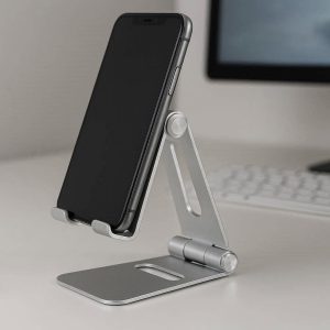 Adjustable Aluminum Phone Stand Desktop Desk Tablet Holder Crank Cradle Multi Angle Dock Station For Smartphone Devices