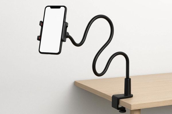 Flexible Long Arm Gooseneck Phone Stand Lazy Bracket Mount Clamp Holder For Bed Headboard Desktop Table Base