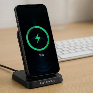 Wireless Charging Phone Stand Fast Charger Dock Station Desktop Desktop Cellphone Holder Stand For Office Home