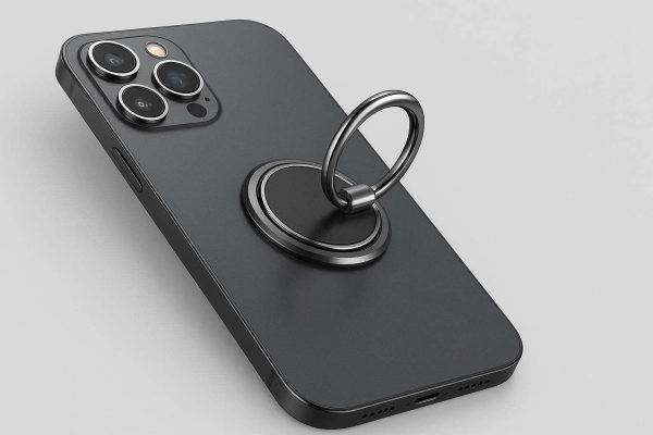 Metal Ring Phone Grip Stand Ultra Slim Rotating Finger Holder Kickstand Back Shell Accessory For All Smartphones